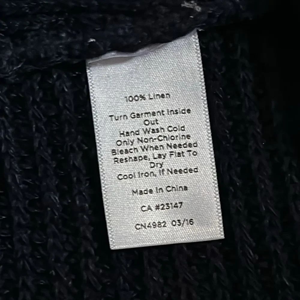 Talbots Open Front Linen Cardigan Sweater! - Picture 6 of 7